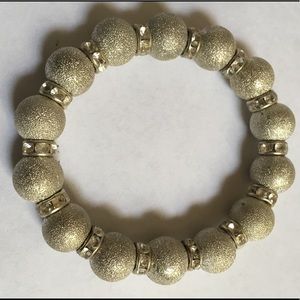 Lisa Freede Silver & Crystal Bracelet